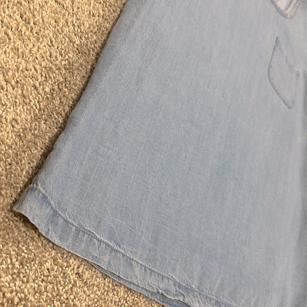 Women's Gap Denim Blue T-Shirt - Picture 3 of 3